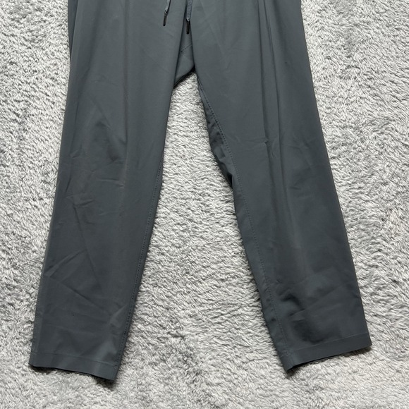 Lululemon Pants Womens 12 Gray On The Fly Crop Stretch Sweat Wicking Running Gym - Picture 3 of 12